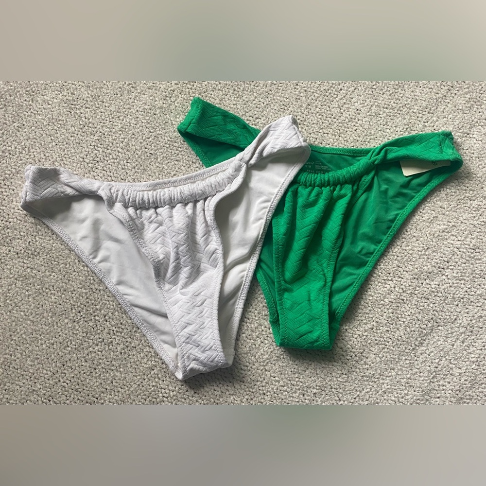 AERIE cheeky bikini bottoms, medium